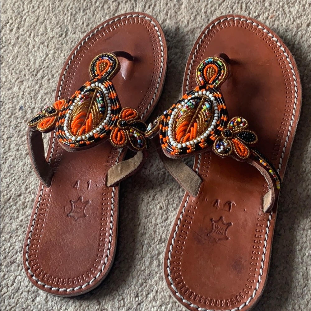 African sandals